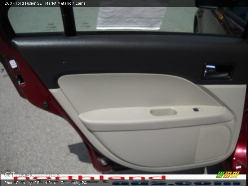 Merlot Metallic / Camel 2007 Ford Fusion SE