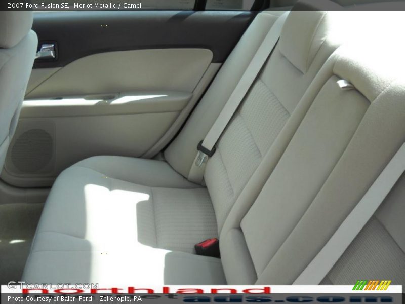 Merlot Metallic / Camel 2007 Ford Fusion SE