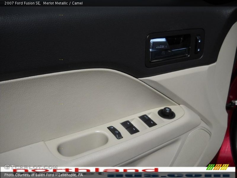 Merlot Metallic / Camel 2007 Ford Fusion SE