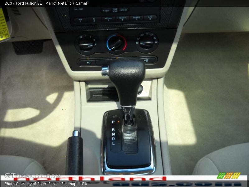 Merlot Metallic / Camel 2007 Ford Fusion SE