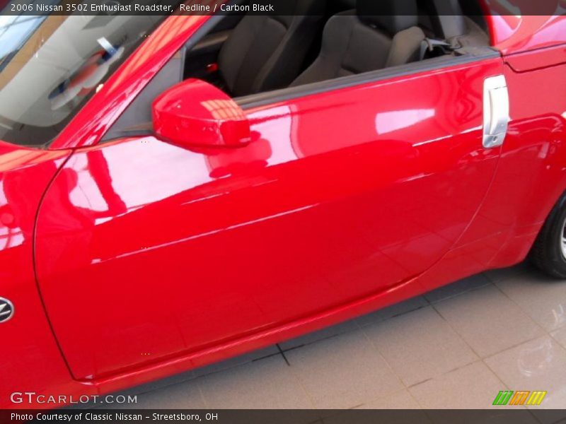 Redline / Carbon Black 2006 Nissan 350Z Enthusiast Roadster