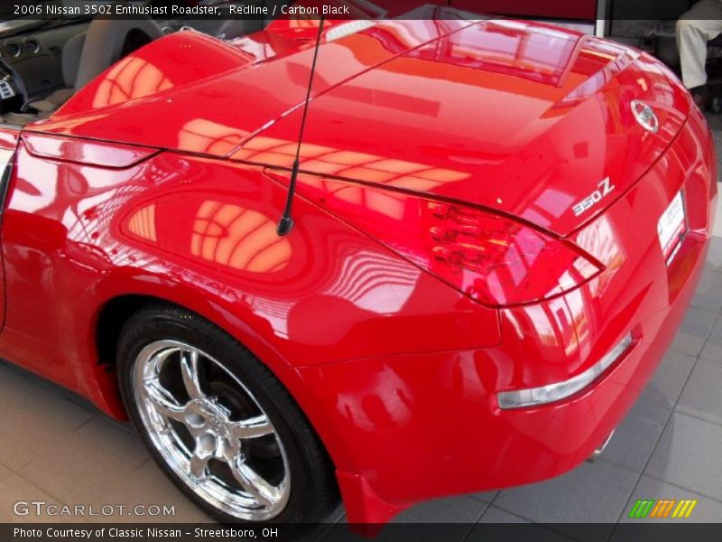 Redline / Carbon Black 2006 Nissan 350Z Enthusiast Roadster