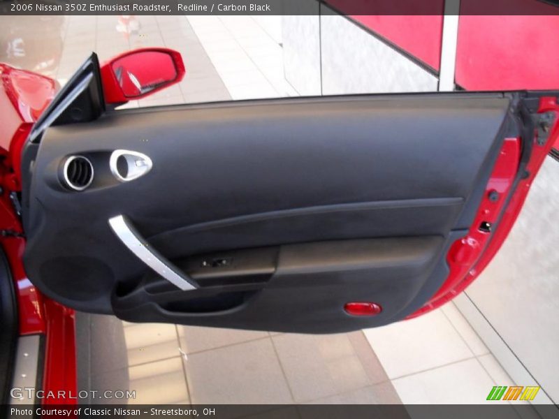 Redline / Carbon Black 2006 Nissan 350Z Enthusiast Roadster