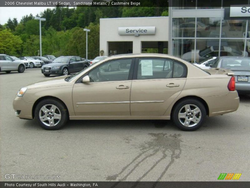 Sandstone Metallic / Cashmere Beige 2006 Chevrolet Malibu LT V6 Sedan