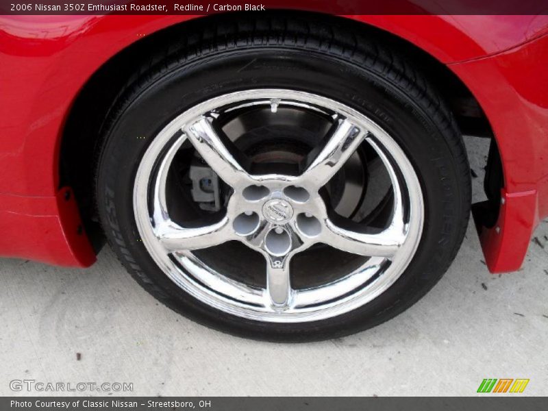 Redline / Carbon Black 2006 Nissan 350Z Enthusiast Roadster