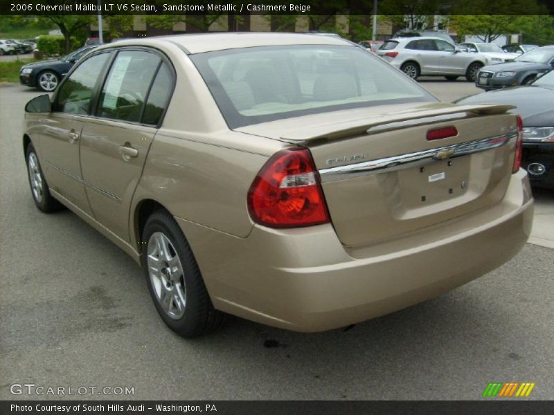 Sandstone Metallic / Cashmere Beige 2006 Chevrolet Malibu LT V6 Sedan