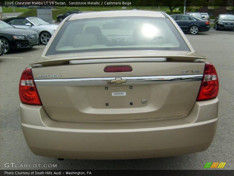 Sandstone Metallic / Cashmere Beige 2006 Chevrolet Malibu LT V6 Sedan