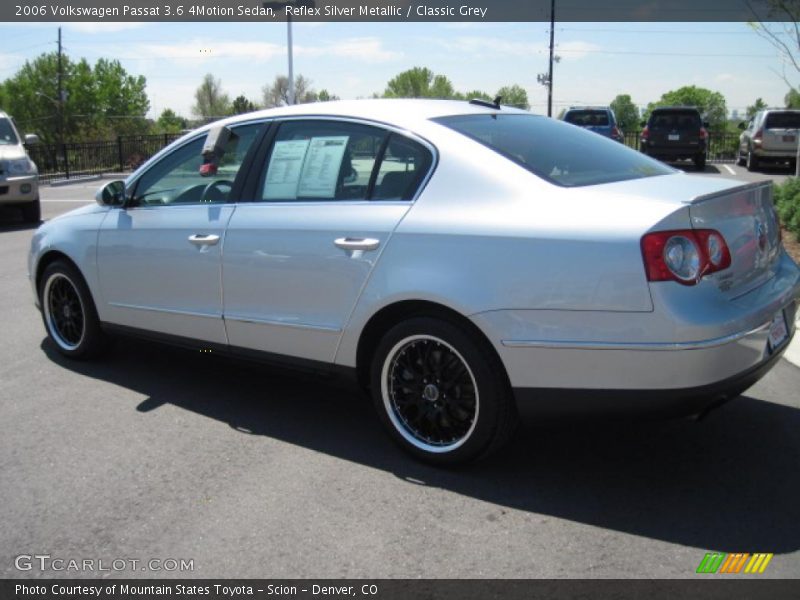 Reflex Silver Metallic / Classic Grey 2006 Volkswagen Passat 3.6 4Motion Sedan