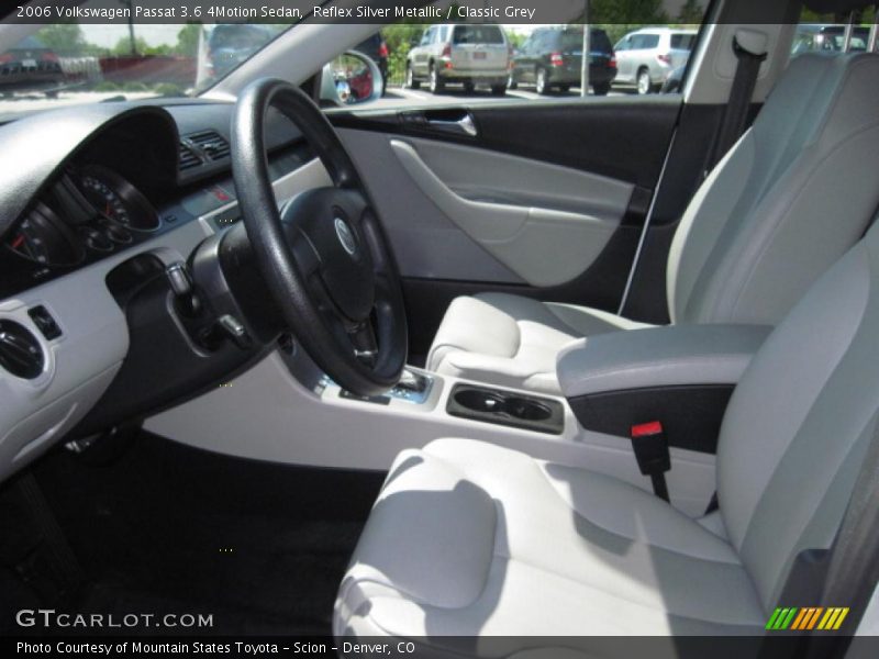 Reflex Silver Metallic / Classic Grey 2006 Volkswagen Passat 3.6 4Motion Sedan