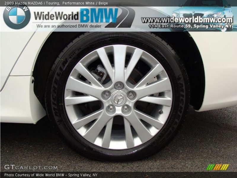 Performance White / Beige 2009 Mazda MAZDA6 i Touring