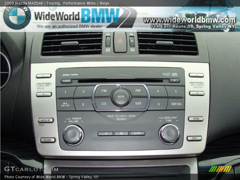 Performance White / Beige 2009 Mazda MAZDA6 i Touring