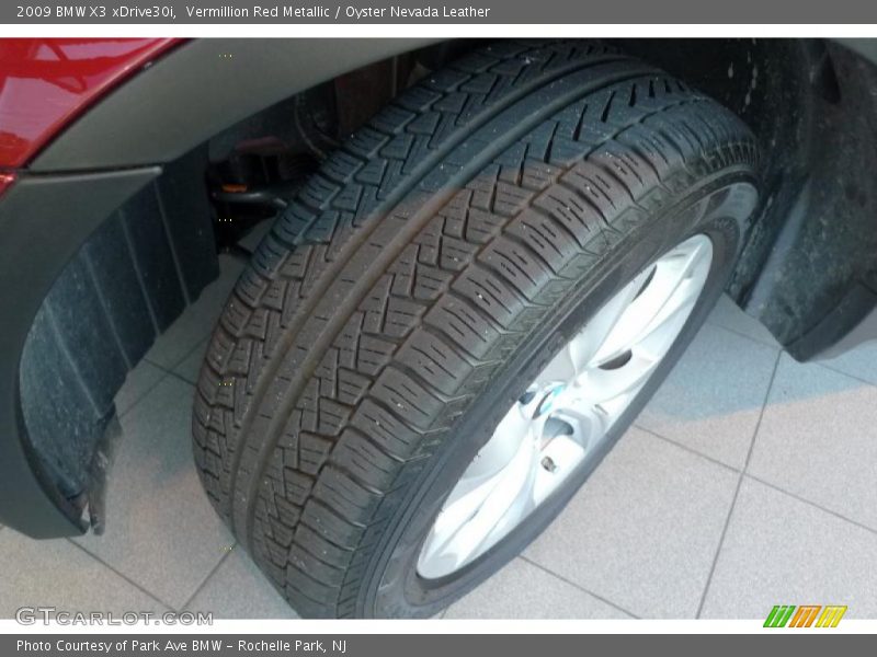 Vermillion Red Metallic / Oyster Nevada Leather 2009 BMW X3 xDrive30i