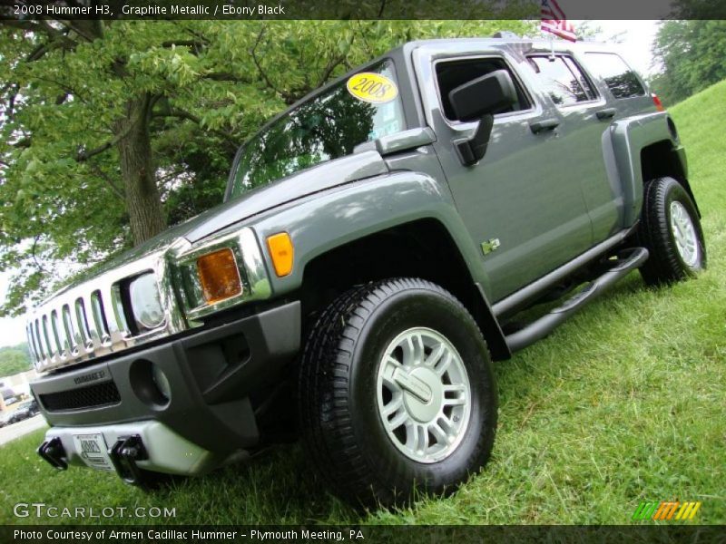 Graphite Metallic / Ebony Black 2008 Hummer H3