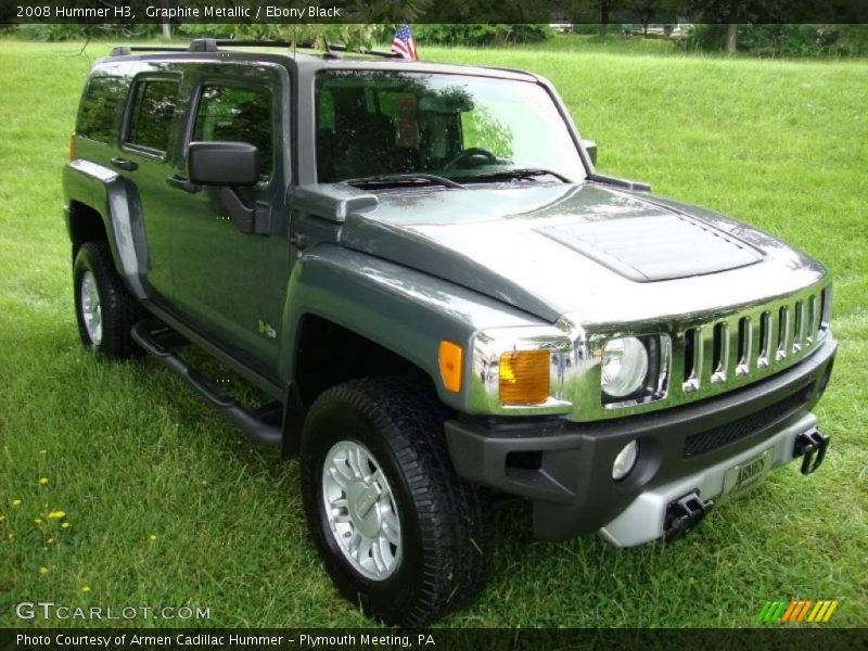 Graphite Metallic / Ebony Black 2008 Hummer H3
