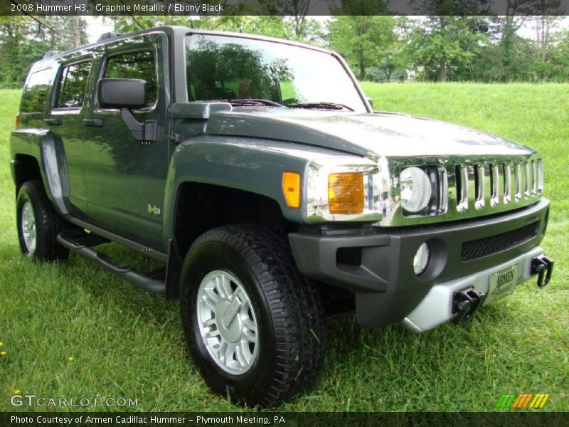 Graphite Metallic / Ebony Black 2008 Hummer H3