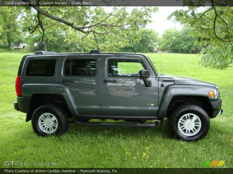 Graphite Metallic / Ebony Black 2008 Hummer H3