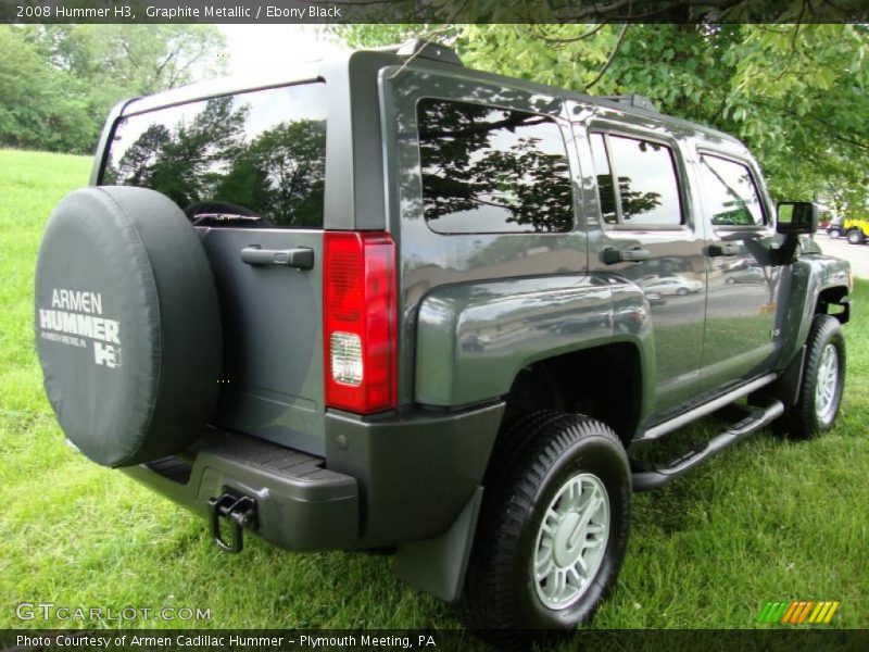 Graphite Metallic / Ebony Black 2008 Hummer H3
