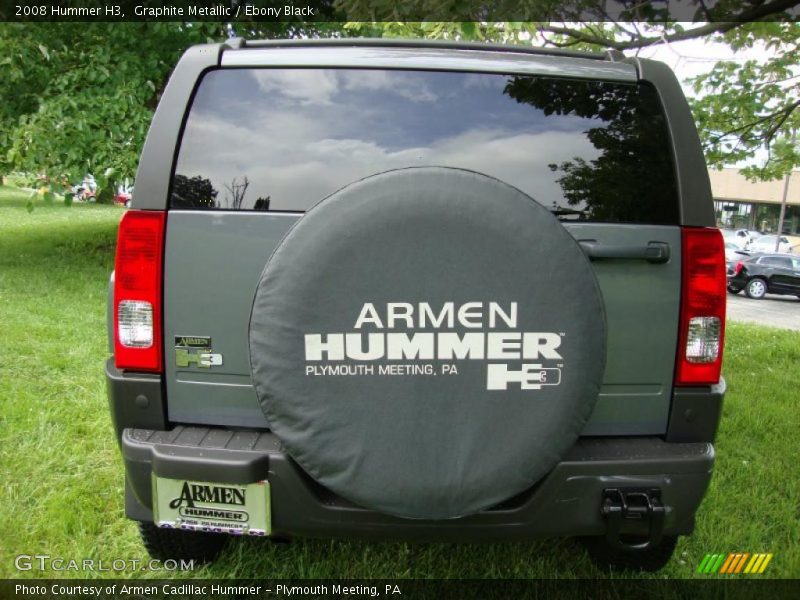 Graphite Metallic / Ebony Black 2008 Hummer H3