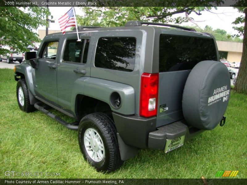 Graphite Metallic / Ebony Black 2008 Hummer H3