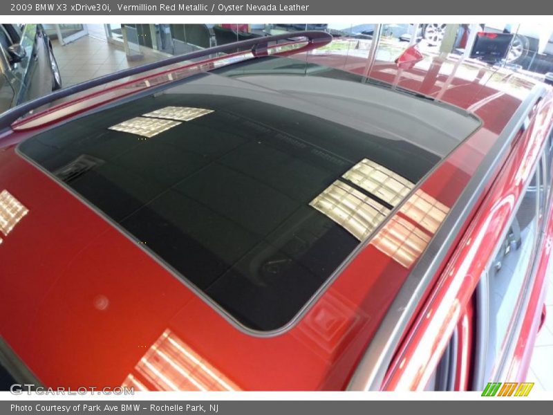 Vermillion Red Metallic / Oyster Nevada Leather 2009 BMW X3 xDrive30i