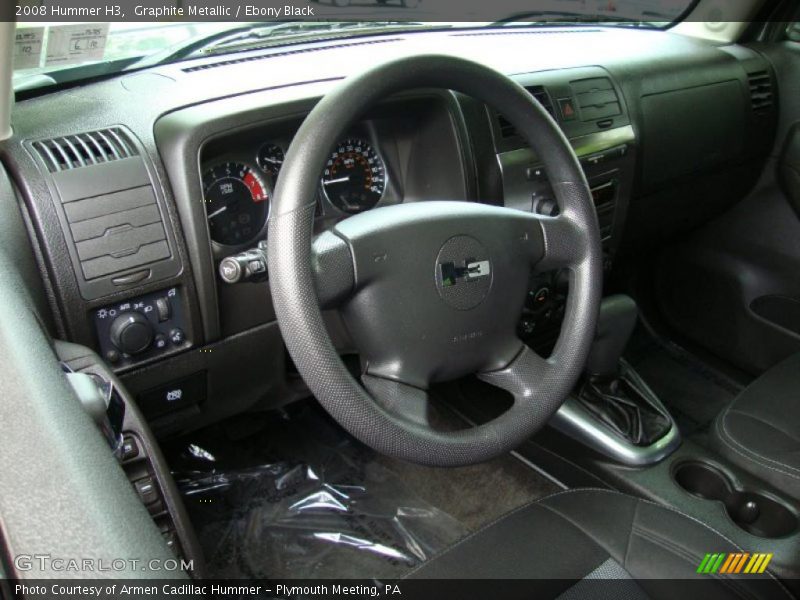 Graphite Metallic / Ebony Black 2008 Hummer H3