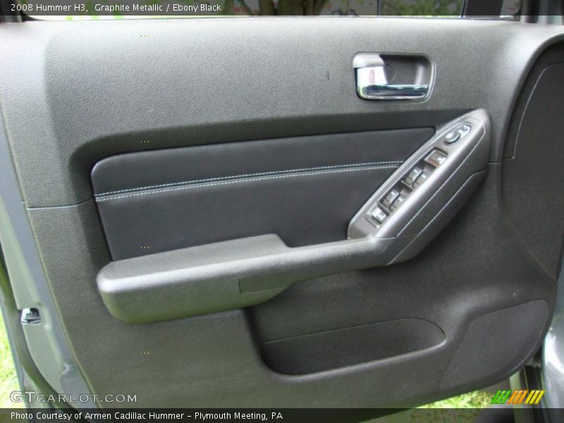Graphite Metallic / Ebony Black 2008 Hummer H3