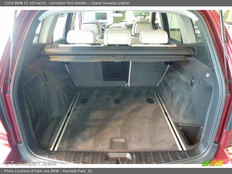 Vermillion Red Metallic / Oyster Nevada Leather 2009 BMW X3 xDrive30i