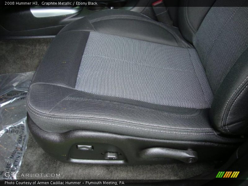 Graphite Metallic / Ebony Black 2008 Hummer H3