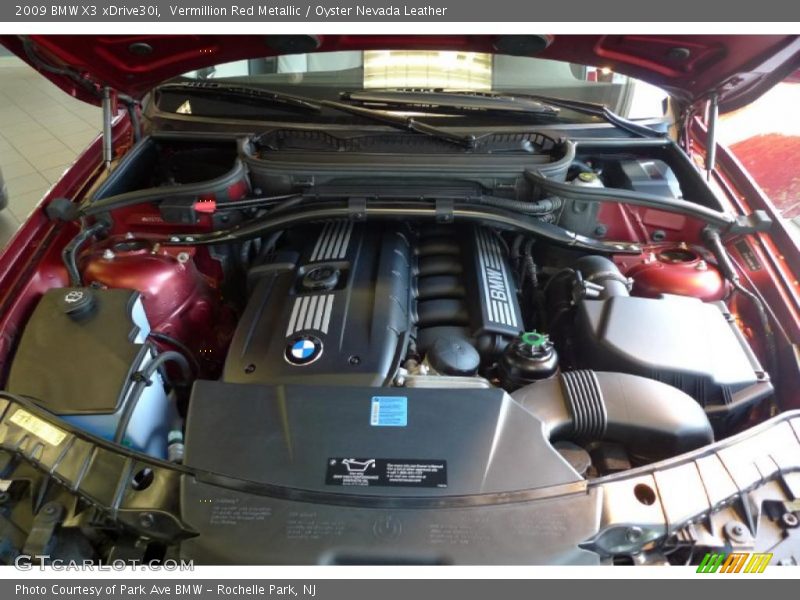 Vermillion Red Metallic / Oyster Nevada Leather 2009 BMW X3 xDrive30i