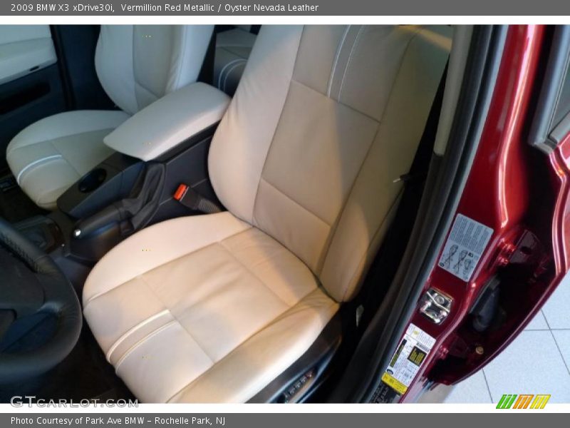 Vermillion Red Metallic / Oyster Nevada Leather 2009 BMW X3 xDrive30i