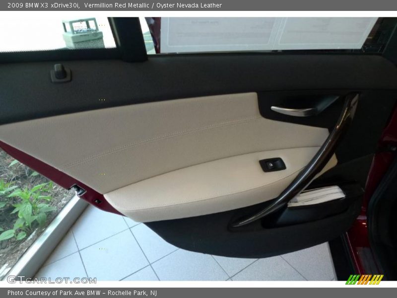 Vermillion Red Metallic / Oyster Nevada Leather 2009 BMW X3 xDrive30i