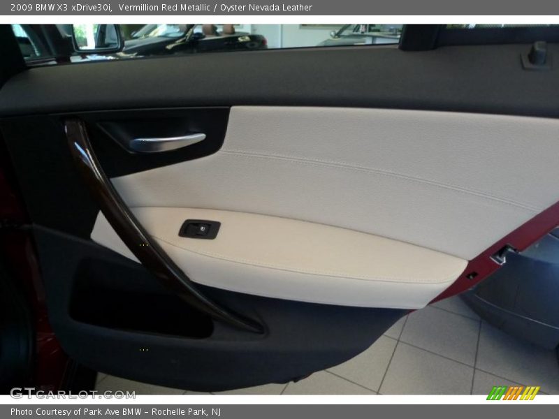 Vermillion Red Metallic / Oyster Nevada Leather 2009 BMW X3 xDrive30i