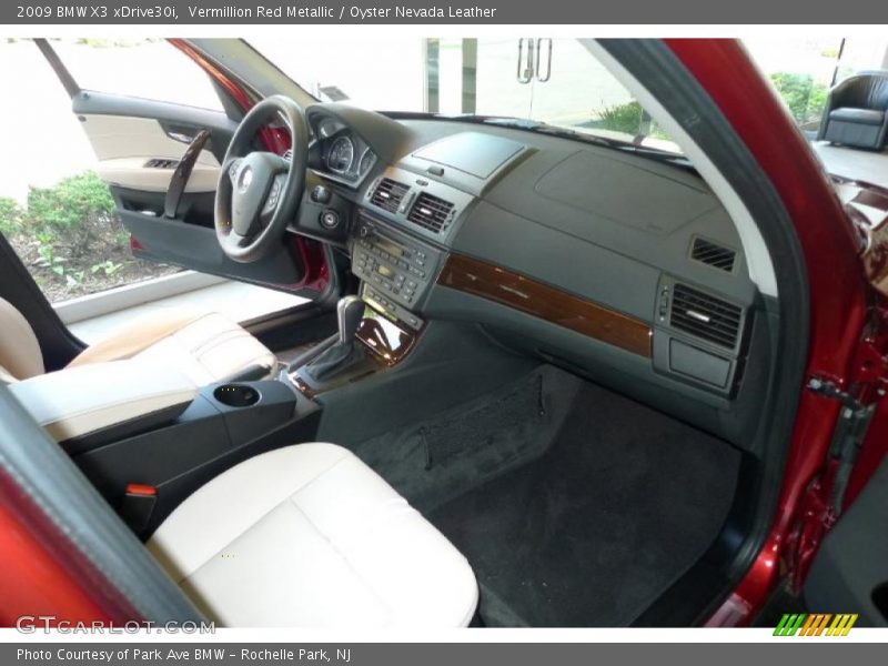 Vermillion Red Metallic / Oyster Nevada Leather 2009 BMW X3 xDrive30i