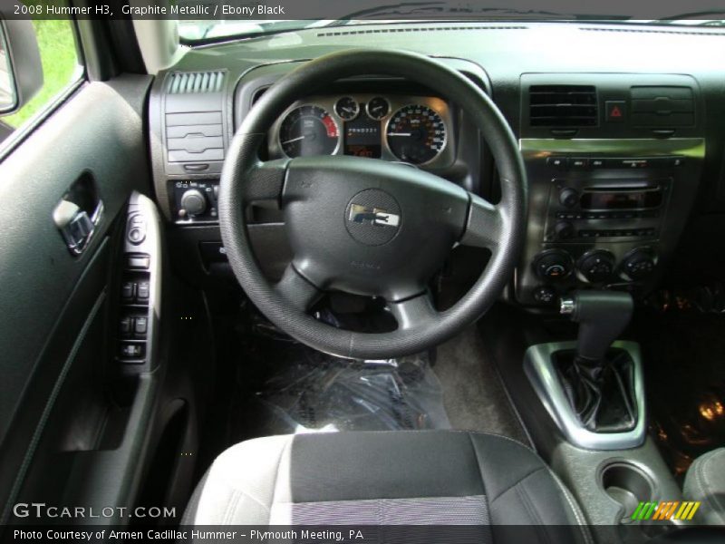 Graphite Metallic / Ebony Black 2008 Hummer H3