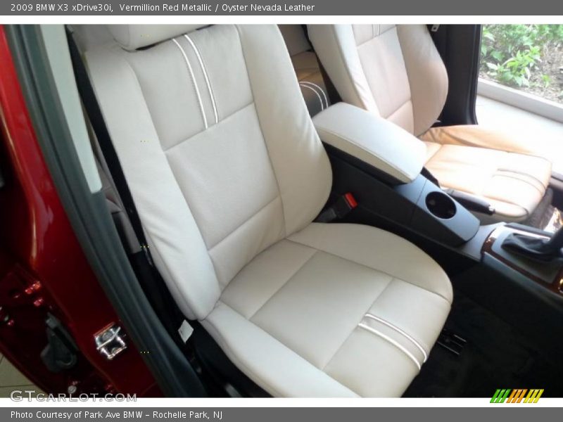 Vermillion Red Metallic / Oyster Nevada Leather 2009 BMW X3 xDrive30i