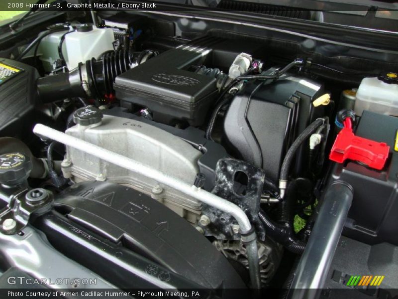 Graphite Metallic / Ebony Black 2008 Hummer H3