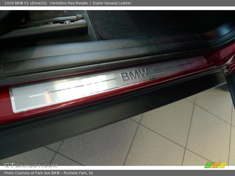 Vermillion Red Metallic / Oyster Nevada Leather 2009 BMW X3 xDrive30i