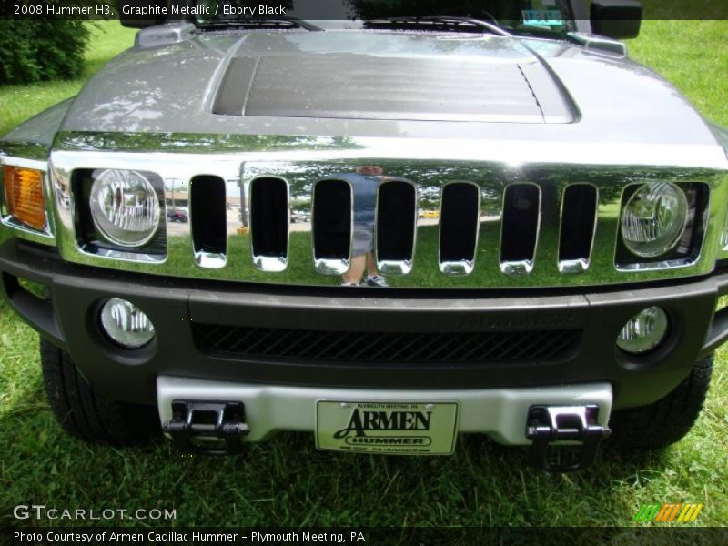 Graphite Metallic / Ebony Black 2008 Hummer H3