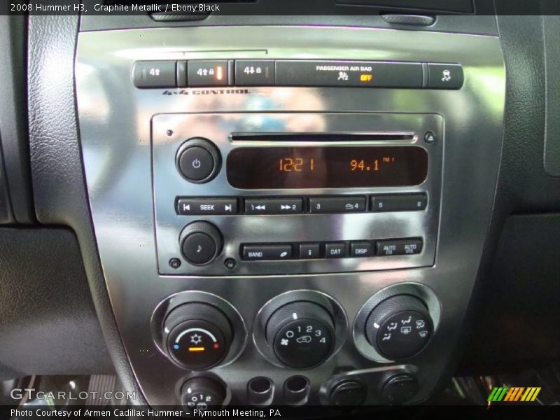 Graphite Metallic / Ebony Black 2008 Hummer H3