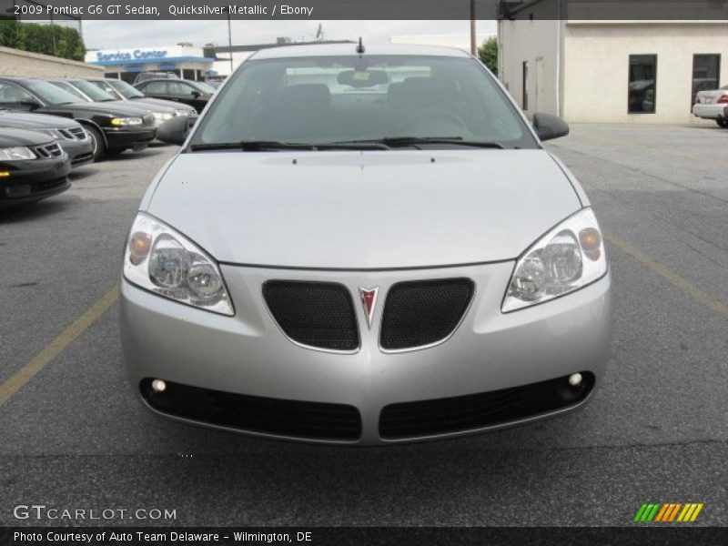 Quicksilver Metallic / Ebony 2009 Pontiac G6 GT Sedan