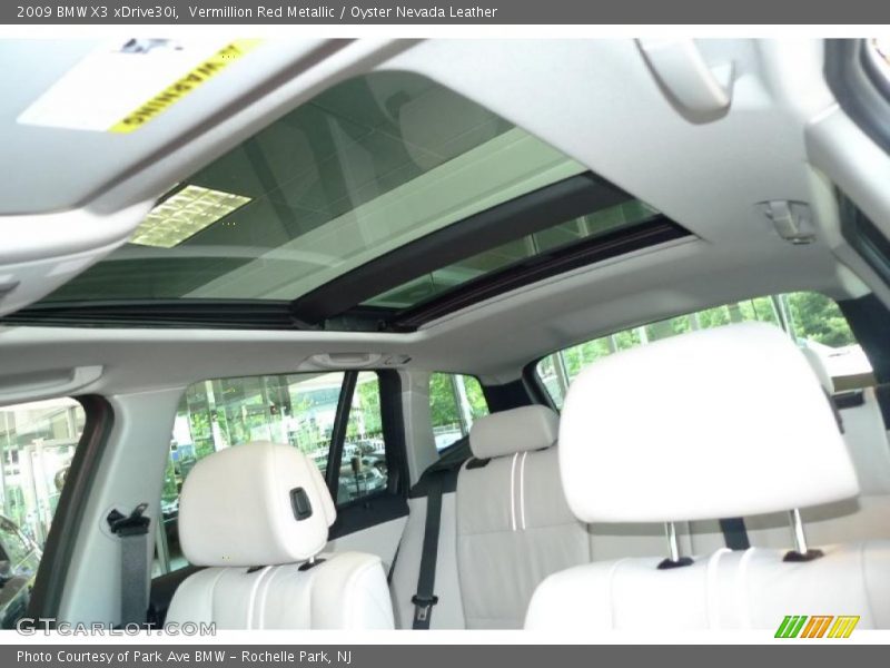 Vermillion Red Metallic / Oyster Nevada Leather 2009 BMW X3 xDrive30i