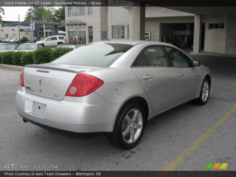Quicksilver Metallic / Ebony 2009 Pontiac G6 GT Sedan