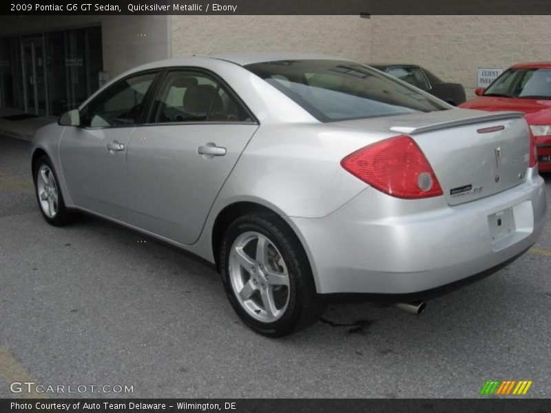 Quicksilver Metallic / Ebony 2009 Pontiac G6 GT Sedan
