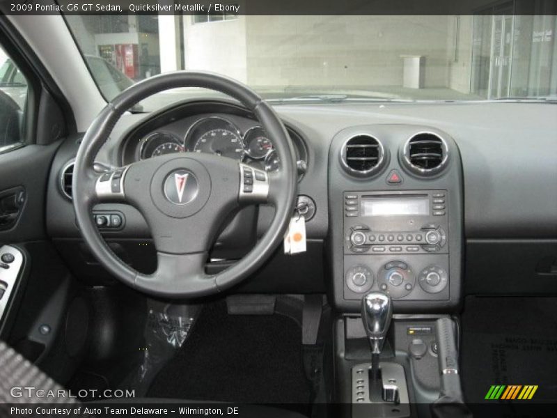 Quicksilver Metallic / Ebony 2009 Pontiac G6 GT Sedan