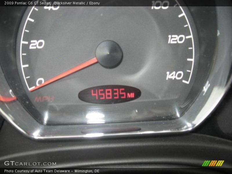 Quicksilver Metallic / Ebony 2009 Pontiac G6 GT Sedan