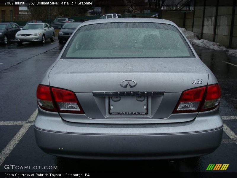 Brilliant Silver Metallic / Graphite 2002 Infiniti I 35