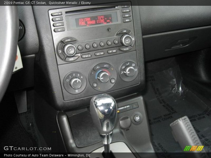 Quicksilver Metallic / Ebony 2009 Pontiac G6 GT Sedan