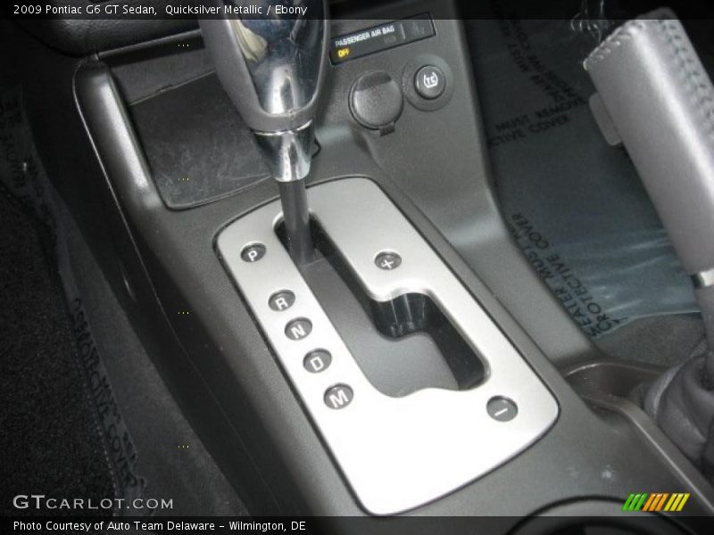 Quicksilver Metallic / Ebony 2009 Pontiac G6 GT Sedan