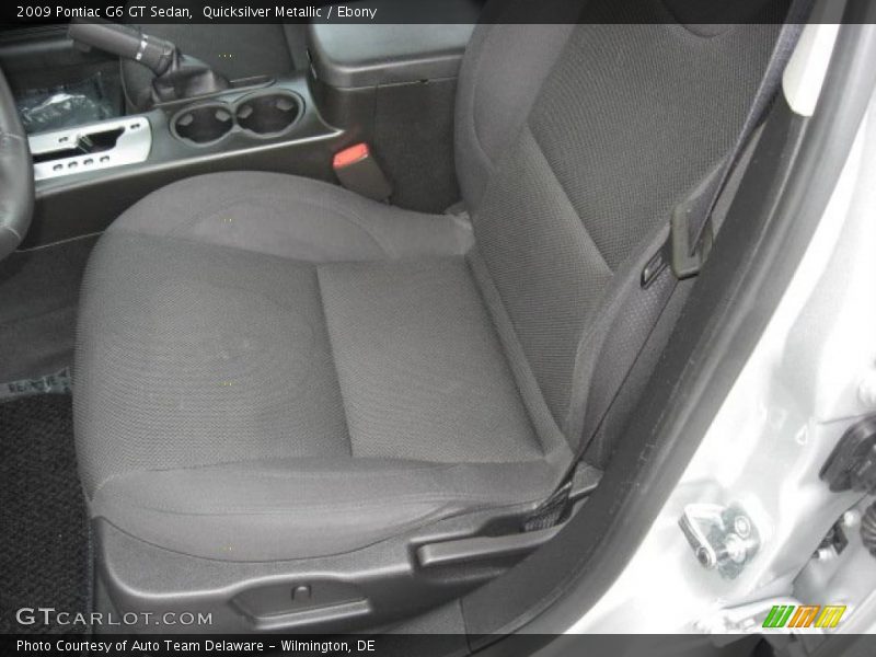 Quicksilver Metallic / Ebony 2009 Pontiac G6 GT Sedan