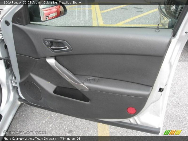 Quicksilver Metallic / Ebony 2009 Pontiac G6 GT Sedan